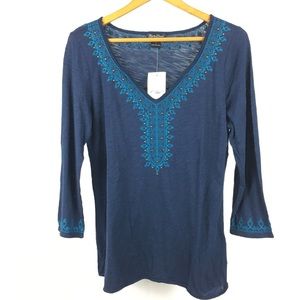 Lucky Brand Top Size Large Boho Embellished Studs